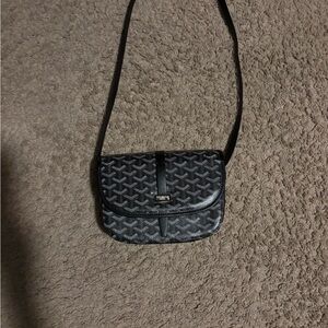 Goyard Black and Gray Crossbody Bag